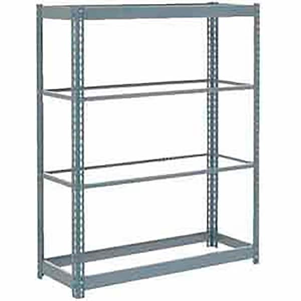 Global Industrial Heavy Duty Shelving 48W x 18 x 60W With 4 Shelves, No Deck, Gray B2297523 - main